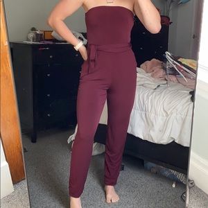 Strapless Jumpsuit